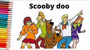 Scooby Doo Coloring Pages | Scooby Doo and shaggy coloring | COLORING PAGES FOR KIDS