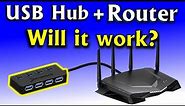 Is It Possible to Connect a USB Hub to a Router's USB Port?