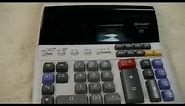 Sharp EL-1197 PIII Printing Calculator