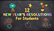 12 New Year's Resolutions for Students 2024 (+ How To Guide) 🎇