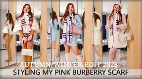 Styling the Pink Burberry Scarf | Is it Worth the Money | Marlene's Style Diary