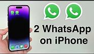 How To Use 2 WhatsApp Numbers on your iPhone!