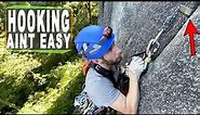 Aid Climbing - Hooking and Nutting