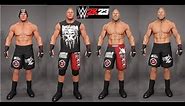 WWE 2K23 Community Creations: Brock Lesnar Sponsors Attires