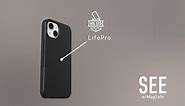 LifeProof for Apple iPhone 13, Thin Drop Proof Protective Case with MagSafe, See with MagSafe Series, Black