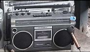 Realistic SCR 3 Stereo Radio Cassette Boombox portable by Radio Shack Bluetooth