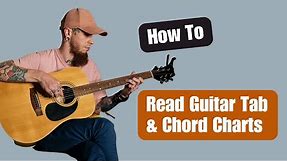 How to Read Guitar Tab and Chord Charts - Tutorial