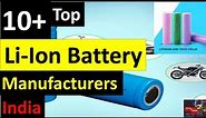 TOP Li-ion BATTERY MANUFACTURERS in INDIA | Either Planned or Manufactures