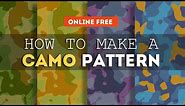 How to Make a Camo Pattern | ONLINE FREE CAMOUFLAGE GENERATOR