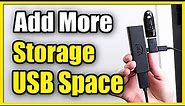 How to Add External USB Storage to Firestick 4k Max for more SPACE (Easy Method)