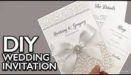 DIY WEDDING INVITATION | Elegant Handmade Invitation You Can Make At Home using Microsoft Word