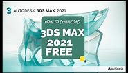 How to Download & Install Autodesk 3DS MAX 2021 Latest version.Free License for 3 Years.
