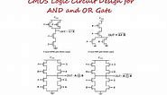 CMOS Logic Circuit Design for AND and OR Gate