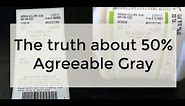 Agreeable Gray SW7029 What Happens When You Cut The Formula 50%