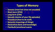 Types of Memory