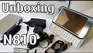 Nokia N810 Internet Tablet Unboxing 4K with all original accessories Nseries RX-44 review