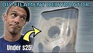 How to make a filament dehydrator | Filament dryer for large spools PLA | DIY dryer box 3D printing