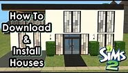 [2014] How To Download & Install Houses On The Sims 2 - Step By Step Demos