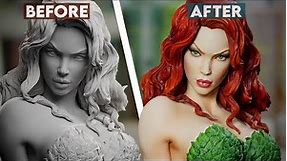 Painting the Poison Ivy Premium Format Figure | Behind the Scenes