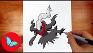 How To Draw Pokemon - Darkrai Step by Step