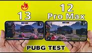 iPhone 13 vs iPhone 12 Pro Max PUBG TEST - A15 Bionic vs A14 Bionic PUBG MOBILE TEST