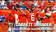 Garrett Shrader 2023 Regular Season Highlights | Syracuse QB