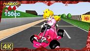 Mario Kart 64 for N64 ⁴ᴷ Full Playthrough (All Cups 150cc, Peach gameplay)