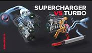 How Superchargers vs. Turbos Work