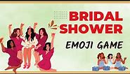 Emoji Game Fun for Bridal Shower! Can You Decode the Wedding-Themed Emojis?"