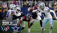 Houston Texans vs. Dallas Cowboys | 2022 Week 14 Game Highlights