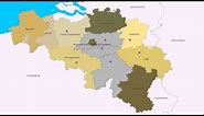 Topografie Provincies en hoofdsteden van België