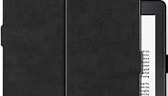 BOZHUORUI Slim Case for Kindle Paperwhite 5th/6th/7th Generation Prior to 2018 (2012-2017 Release,Model EY21 & DP75SDI) - Premium PU Leather Protective Cover with Auto Sleep/Wake (Dark Grey)