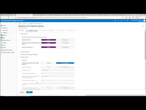 Windows 10 Compliance Policy Intune