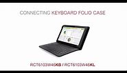 RCA Tablets | Connecting Your RCT6103W46KB Pro10 to the Keyboard Folio Case