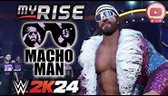 MY RISE USING MACHO MAN IN WWE 2K24!!!! (ON LEGENDARY LIVE!)