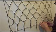 DIY: How to make the easiest net using paracord or any other cordage.