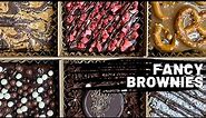 How to make a fancy brownie giftbox. Really fudgy brownie recipe.