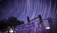 Polaris Star Trails and Milky Way Time Lapse HD