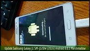 Update Samsung Galaxy J1 SM-J120W (2016) Android 6.0.1 Marshmallow