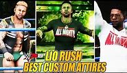 WWE 2K19 BEST LIO RUSH CUSTOM/UPDATED ATTIRES - COMMUNITY CREATIONS SHOWCASE