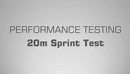 20m Sprint Test
