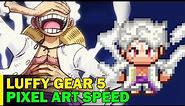 LUFFY GEAR 5 - PIXEL ART SPEED