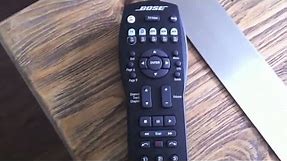 How To Program a BOSE REMOTE Cinemate