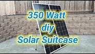 How to make Solar panel suitcase! DIY