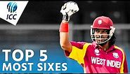 The Most Sixes In World Cup History? | Top 5 Archive | ICC Cricket World Cup