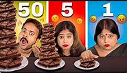 50 Layers Food Challenge | Extreme Funny Food Challenge | Indian Eating Show