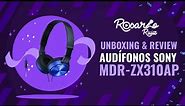 UNBOXING & REVIEW - Audífonos SONY MDR-ZX310AP