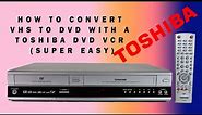 How To Record VHS To DVD with a DVD VCR Combo - The Easiest Way To Digitize Home Movies D-VKR3