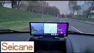 Seicane Dual Camera DVR With Wireless Android Auto & Carplay. Review & Testing.