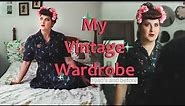 Vintage Wardrobe Tour || 1910 to 1940's Dresses